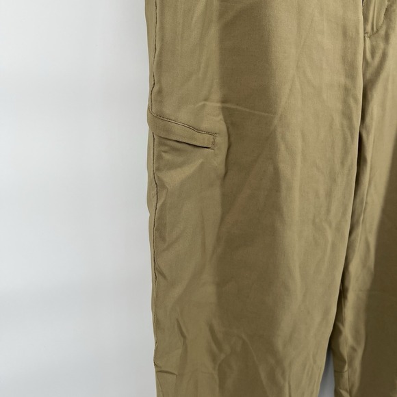 NWT Mens Gerry Venture Fleece Lined Pants Uniform Khaki 36x32 Stretch Zip Pocket - Picture 4 of 9